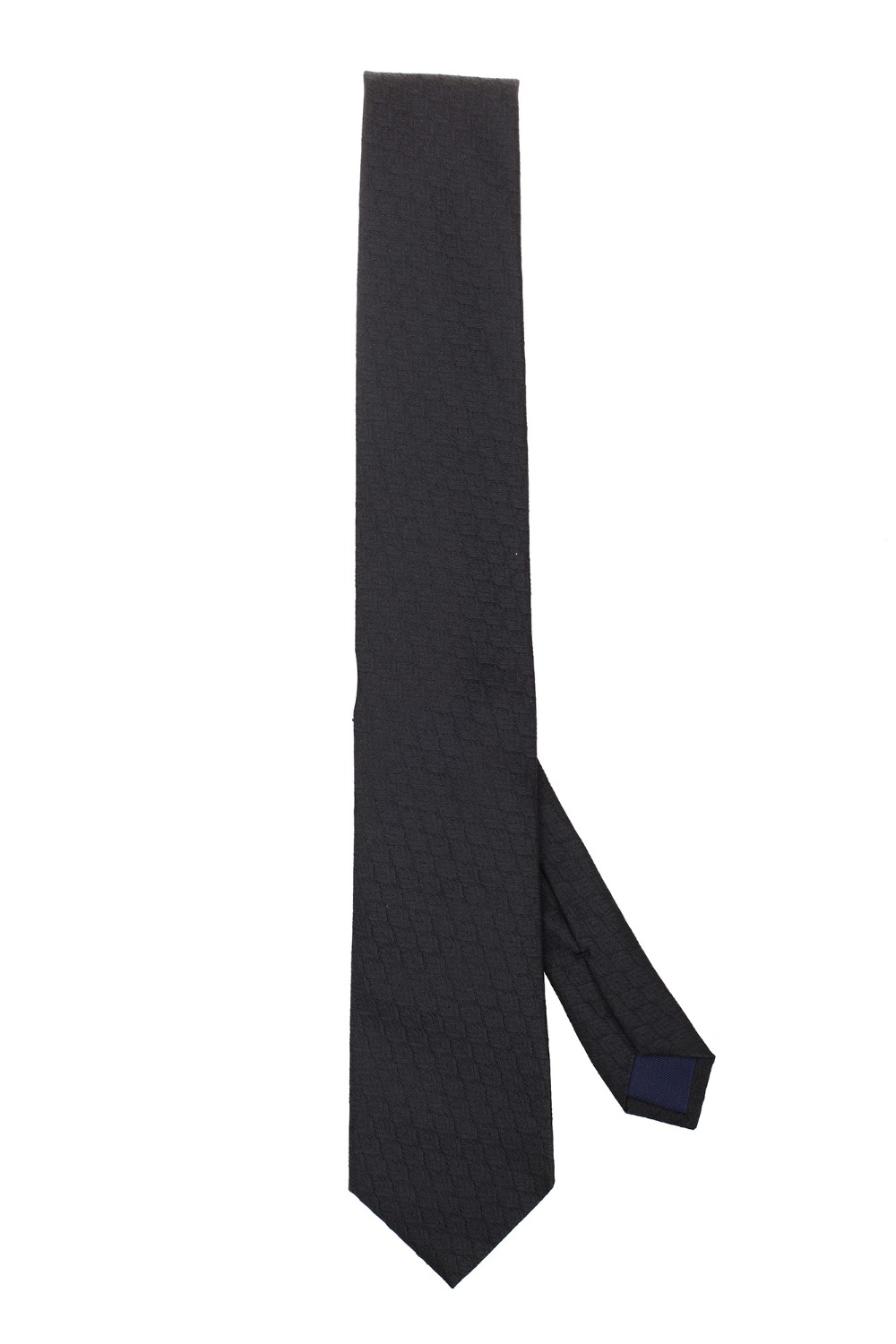 shop CORNELIANI  Cravatta: Corneliani cravatta in misto seta nera.
Microfantasia tono su tono.
Composizione: 60% poliestere 40% seta.
Made in Italy.. 91U906 3120484-020 number 7964306